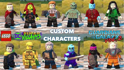 Lego Dc Villains Guardians Of The Galaxy 2 Custom Character Pack