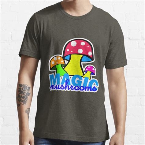 Magic Mushrooms T Shirts T Shirt By Valizi Redbubble