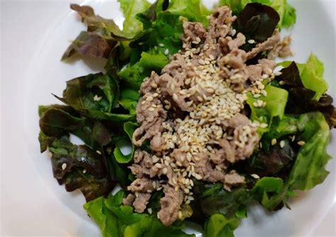 May 26, 2021 · combine veggies: Beef Sliced Salad With Sesame Oil Dressing Recipe by Cindy ...