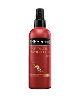 Before you heat style, you need a hair protectant spray to prep and protect your locks. TRESemme Keratin Smooth Heat Protection Shine Spray ...