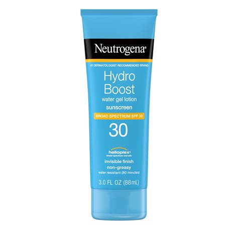 Neutrogena Hydro Boost Moisturizing Sunscreen Lotion Spf 30 3 Fl Oz