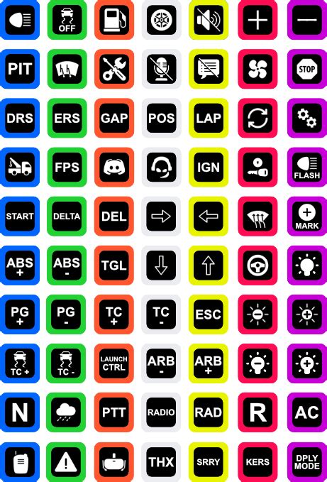 High Contrast Stream Deck Icons Racedepartment
