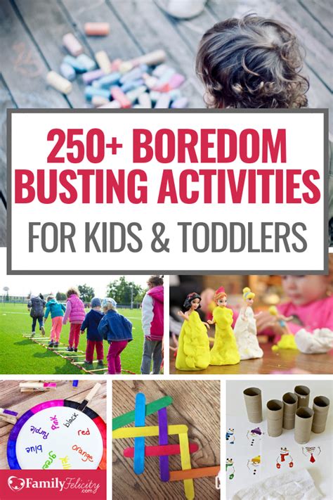 250 Super Fun Activities For Kids To Learn And Play At Home Boredom