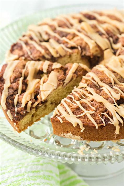 Caramel Apple Cinnamon Roll Coffee Cake Shugary Sweets