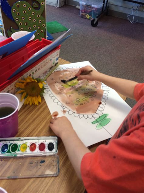You be the master painter! Kindergarten water coloring inspired by Georgia o'keeffe ...