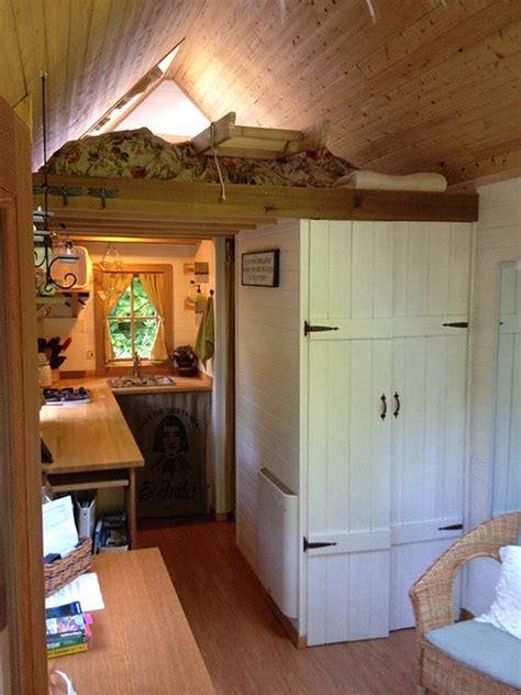 It does not mean about downgrading quality of life actually. A Tiny House Photo Tour | Natural Building Blog