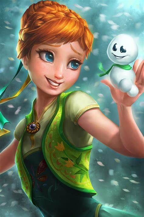 Frozen Fever Anna By Imdrunkontea On Deviantart