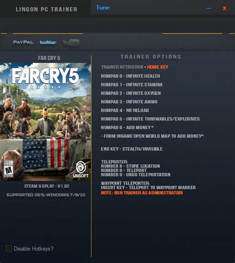The far cry 5 for pc received positive reviews. Far Cry 5 Trainer +10 v1.02 LinGon - download pc cheat