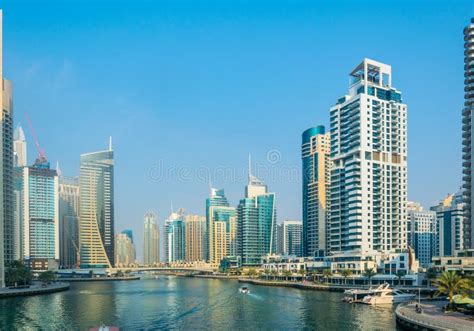 Waterfront Of The Dubai Marina Uaeimage Stock Photo Image Of