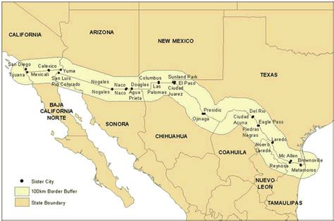 Segundo Grado Ladrar Violencia Mapa De Tijuana Y Estados Unidos Oeste