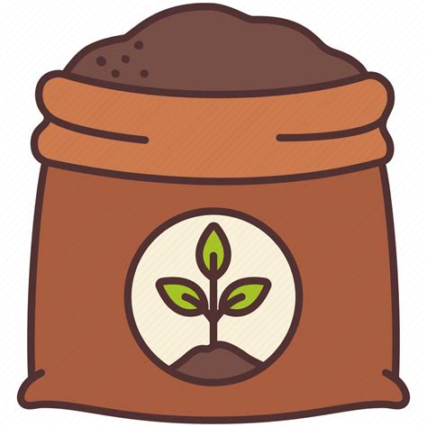 Agriculture Bag Farming Fertilizer Gardening Plant Icon Download