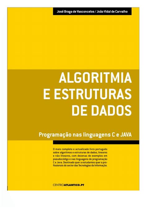 PDF Algoritmia e Estruturas de Dados Programação nas Linguagens C e Java