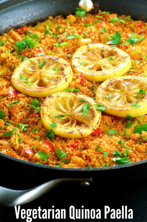 Vegan Gluten Free Quinoa Paella