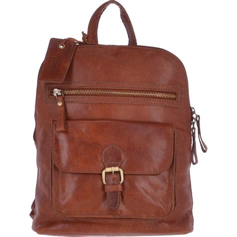 Ashwood Womens Small Vintage Leather Backpack Honey G25