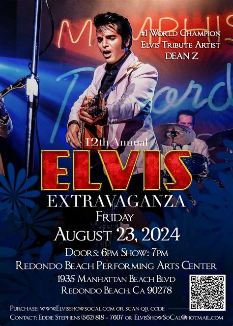 Aug 23 | 12th Annual Elvis Extravaganza | Redondo Beach, CA Patch
