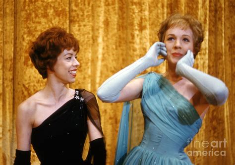 Carol Burnett And Julie Andrews At Carnegie Hall 1962 Photograph By The