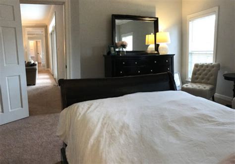 Primary suite and california room. Furniture placement in master bedroom
