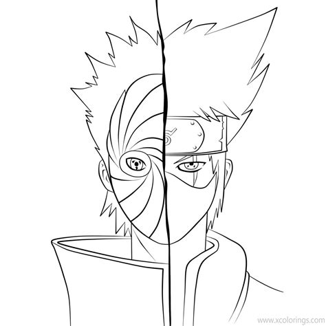 Kakashi Coloring Pages Free To Print Xcolorings Com