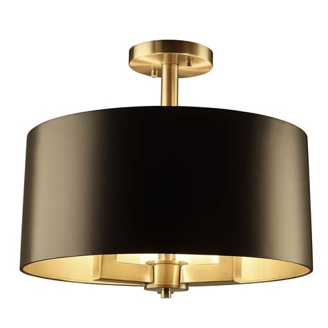 Next day delivery & free returns available. DSI Hamilton Collection 3-Light Black and Gold Semi ...