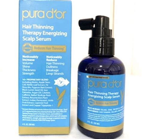 Pura Dor Hair Serum Pura D Or Hair Thinning Therapy Energizing Scalp