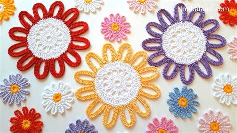 How To Crochet Flower Doily