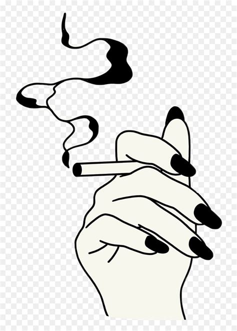 Trippy Smoke Backgrounds Tumblr Png Girl Smoking Drawing Easy