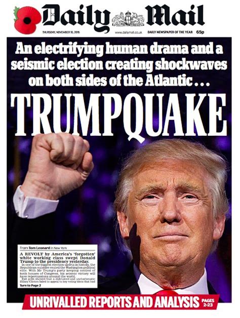 The Worlds Newspapers React To Trumps Election Victory Us News