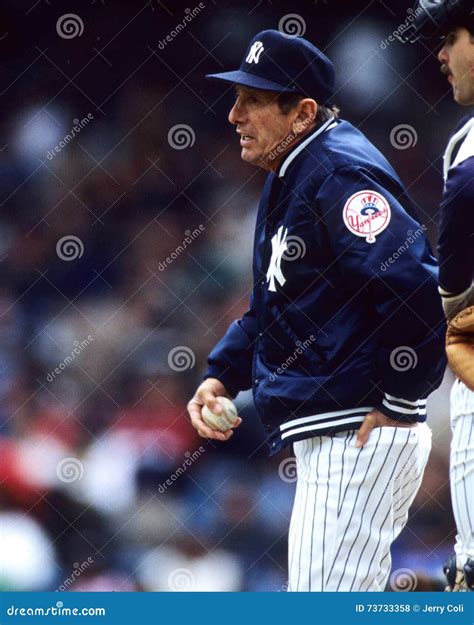 New York Yankees Manager Billy Martin Editorial Stock Photo Image Of