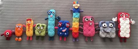 Numberblocks 1 10 Crochet Pattern For Soft Toys Us Right Handed In