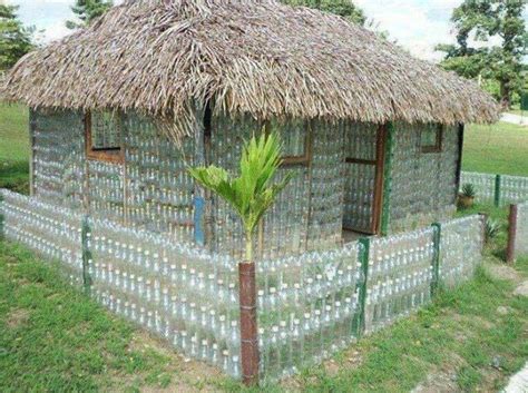 Bahay Kubo A Small House Made In Recycled Bottle Plastic Bottle