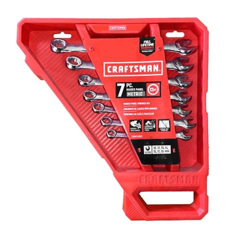 Craftsman 7 Pc 12pt Metric Combo Wrench Set Atlas Industrial Supply