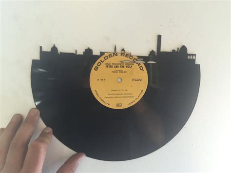 Florance City Laser Cut Vinyl Record Artist Representation