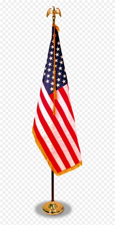Indoor 3x5 United States Flag Parade With Fringetassel