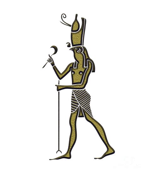 Some of them got weak. Horus - God Of Ancient Egypt Mixed Media by Michal Boubin