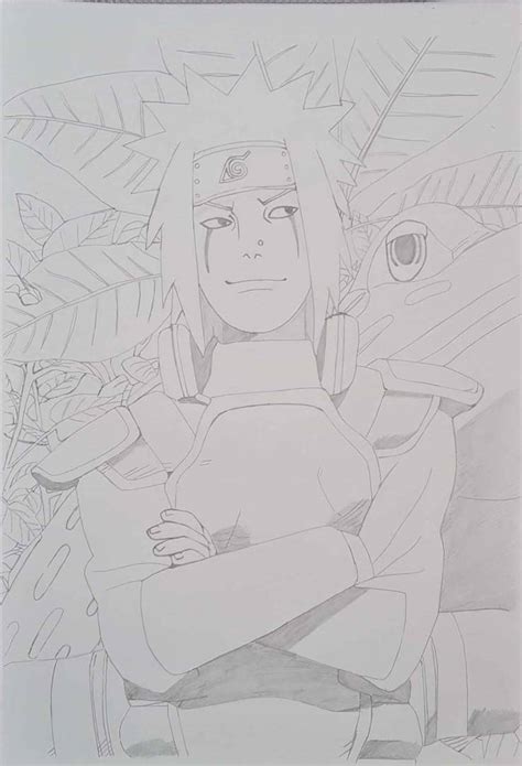 Pencil Drawing Naruto Jiraiya By Anjaf11 On Deviantart