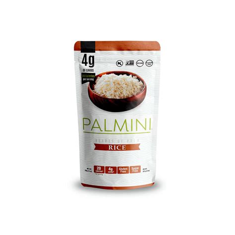 Palmini Gluten Free Sugar Free Vegan Hearts Of Palm Rice 12 Oz Pack