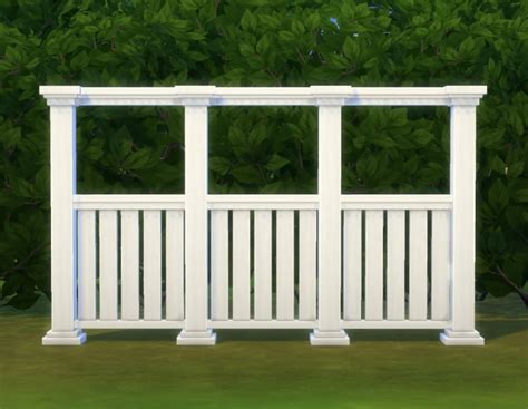 Tasteful Fence By Plasticbox At Mod The Sims Sims 4 Updates