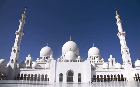 Grand Mosque Abu Dhabi Wallpapers And Images Wallpapers Pictures