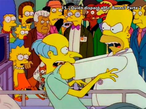 Los Simpson Estos Son Los 25 Mejores Episodios De La Serie Según Imdb ¿quién Disparó Al Sr