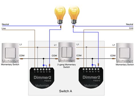 2 Gang 1 Way Switch Wiring Diagram Uk