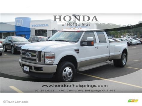 2008 Oxford White Ford F350 Super Duty King Ranch Crew Cab 4x4 Dually