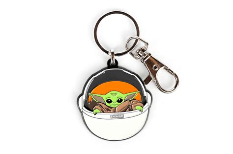 Baby Yoda Keychain The Child In Carriage Star Wars Mandalorian