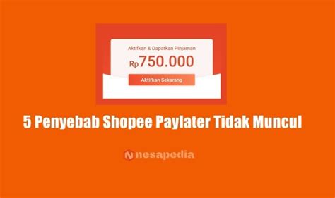 Shopee Paylater Tidak Muncul Di Metode Pembayaran Maen Hp