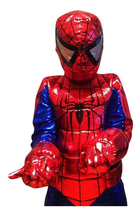 Smiffys disfraz integral de hombre araña color negro y naranja, para hombre. Disfraz Spiderman O Hombre Araña Niño Tallas 2 A 8 Mod. 1 ...