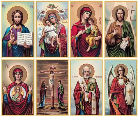 Byzantine Series Prayer Cards 8 Up