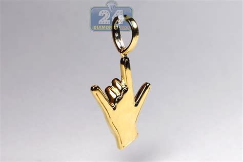 The following i summon you gold episode 1 english sub has been released. Mens Womens Diamond I Love You Hand Sign Pendant 14K ...