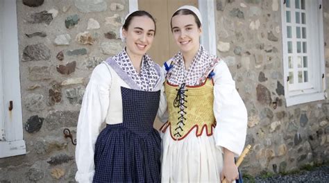 Two Young Basque Women Are Sharing Our Traditions At The Fortress Of