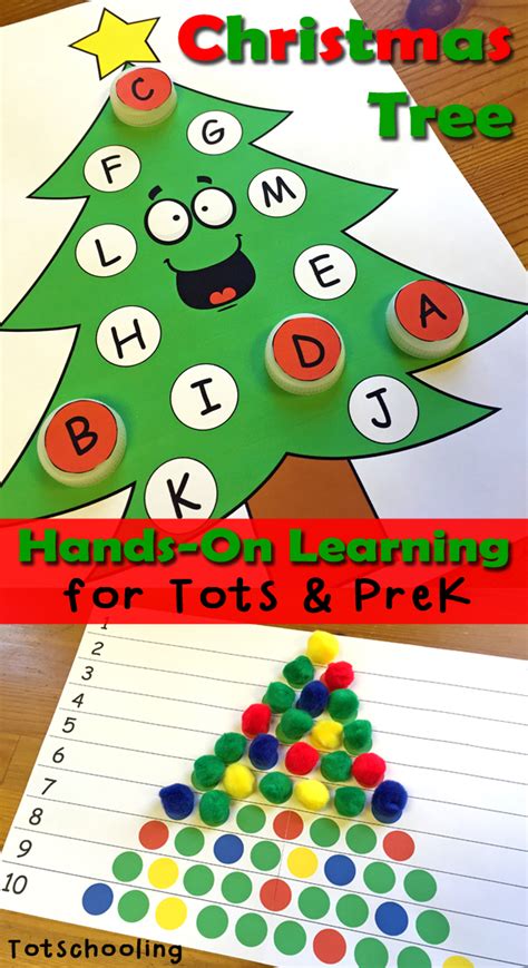 Christmas Tree Learning Activities For Toddlers And Prek Totschooling