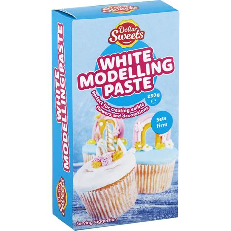 Dollar Sweets White Modelling Paste 250g Woolworths