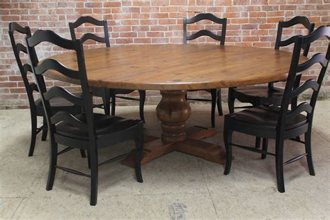 Wood Dining Table Seats Large Room Wood Dining Table